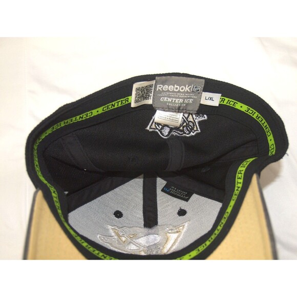 Pittsburgh Penguins Hat Reebok 2014 Stanley Cup Playoffs Center Ice L/XL Unisex - Picture 7 of 7